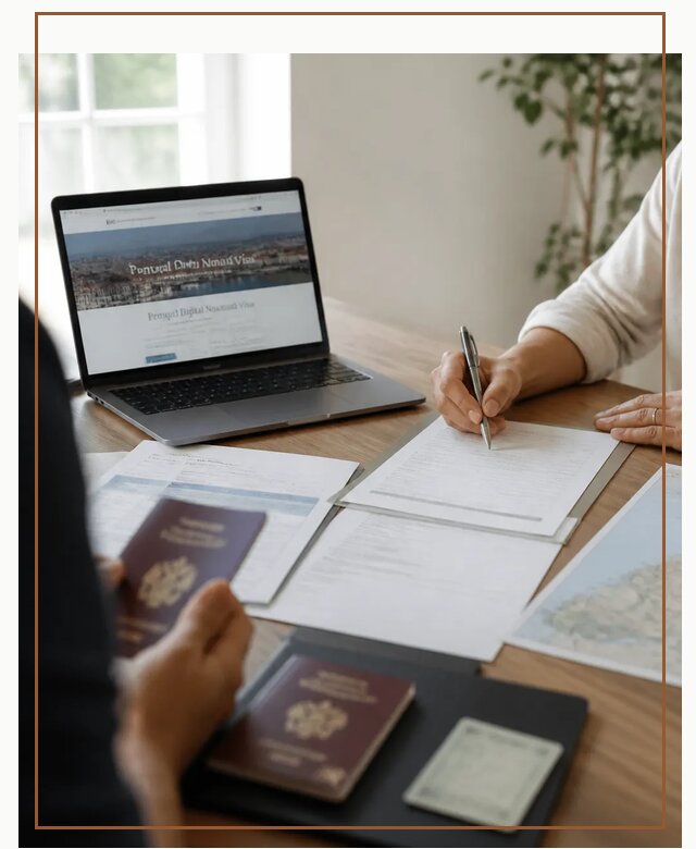 Оформление Digital Nomad и ВНЖ Португалии в Кимовске